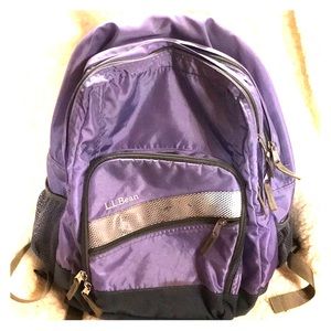 Purple L. L. Bean backpack